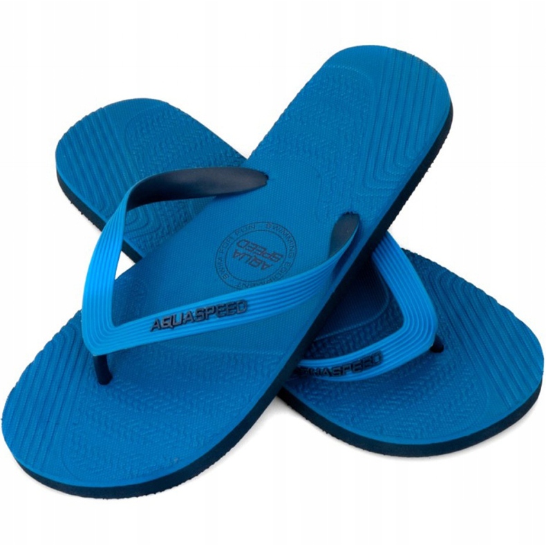 Aqua-Speed ​​​​Palermo Herren Badeslipper Farbe 10 blau 1