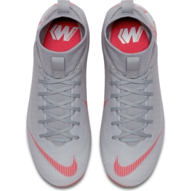 Nike Mercurial Superfly 6 Academy Mg Jr AH7337 060 Fußballschuhe grau silber- 1