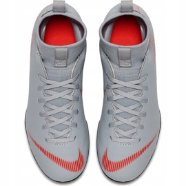 Nike Mercurial Superfly 6 Club Mg Jr AH7339 060 Fußballschuhe weiß grau 1
