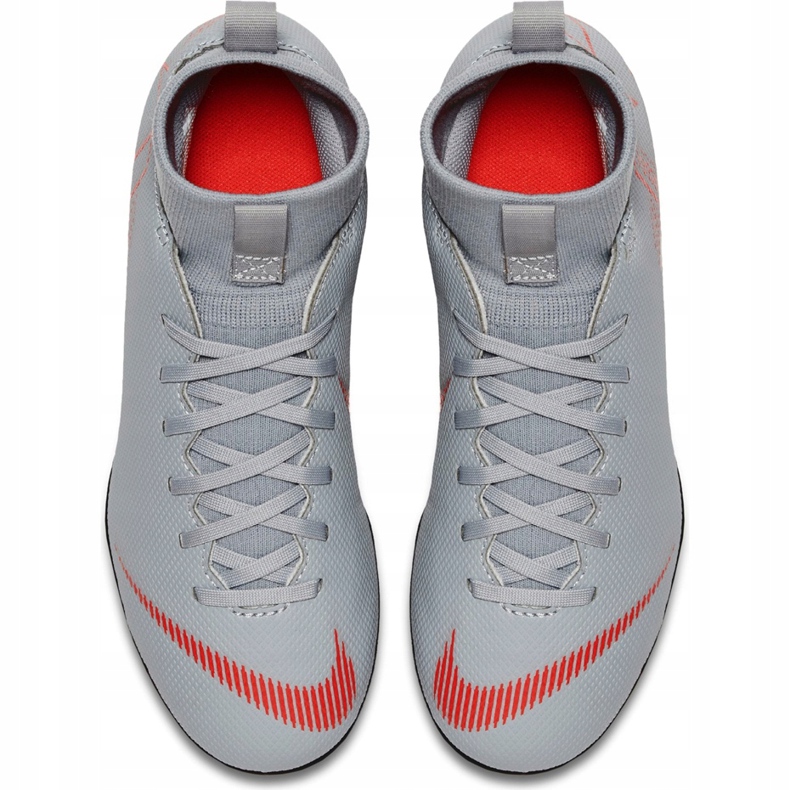 Nike Mercurial Superfly 6 Club Mg Jr AH7339 060 Fußballschuhe weiß grau 1