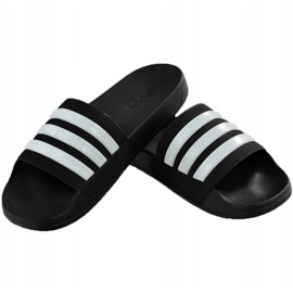 Adidas Adilette Shower schwarz AQ1701 Hausschuhe weiß 1