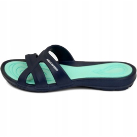 Aqua-speed Panama Damen Badeslipper Farbe 10 marineblau 1