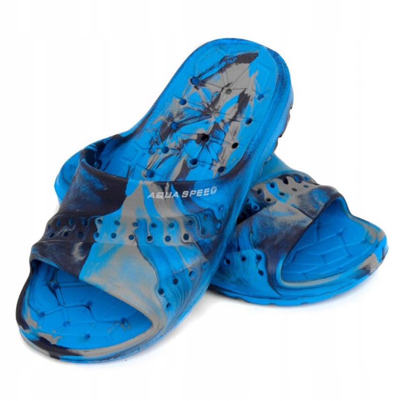 Aqua-Speed ​​​​Patmos 01 Kinderhausschuhe blau 1