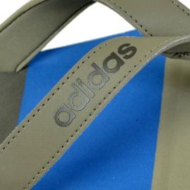 Adidas Eezay Striped BA8809 Hausschuhe blau grau 2