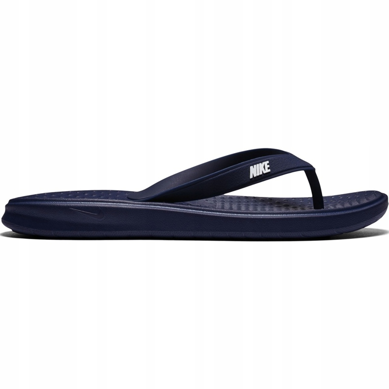 Nike Solay Tanga 882690 400 Slide navy blau 2