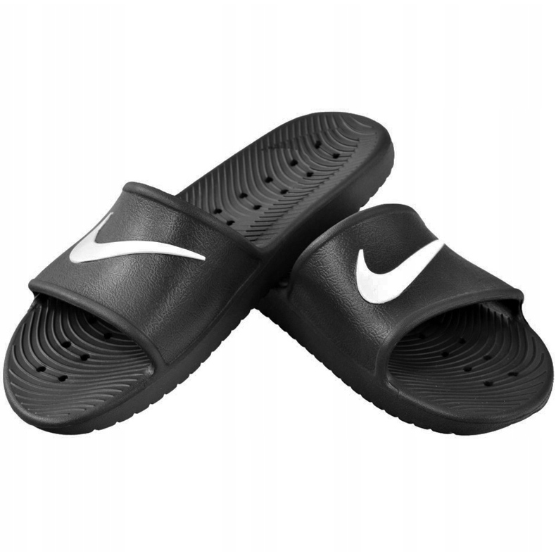 Nike Kawa Shower 832528 001 Herren Hausschuhe schwarz 1