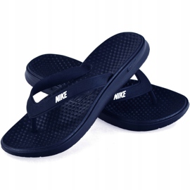 Nike Solay Tanga 882690 400 Slide navy blau 1