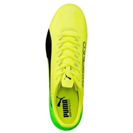 Fußballschuhe Puma Evo Speed ​​​​17.4 Fg gelb-grün 104017 01 mehrfarbig 2
