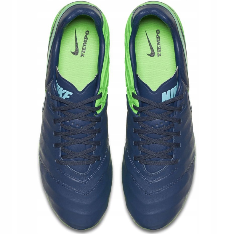 Nike Tiempo Legacy Ii Fg 819218 443 Fußballschuhe navy blau 1