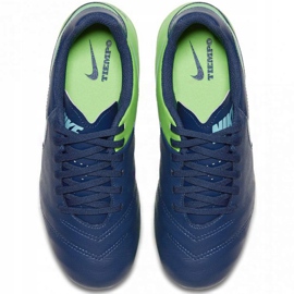 Nike Tiempo Legend Vi Fg Jr 819186 443 Fußballschuhe navy blau 1