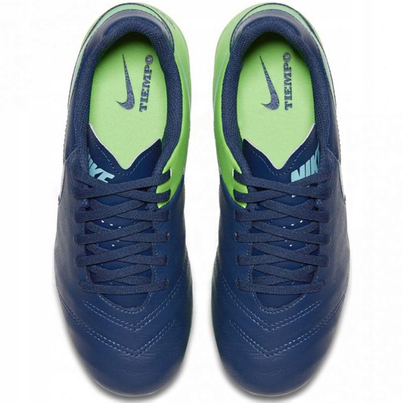 Nike Tiempo Legend Vi Fg Jr 819186 443 Fußballschuhe marineblau 1