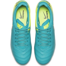 Nike Tiempo Genio Ii Leather Fg 819213 307 Fußballschuhe schwarz blau 1