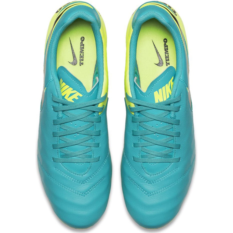 Nike Tiempo Genio Ii Leather Fg 819213 307 Fußballschuhe schwarz blau 1