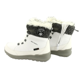 Softshell-Schneestiefel mit American Club SN26/20 Membran weiß grau 3