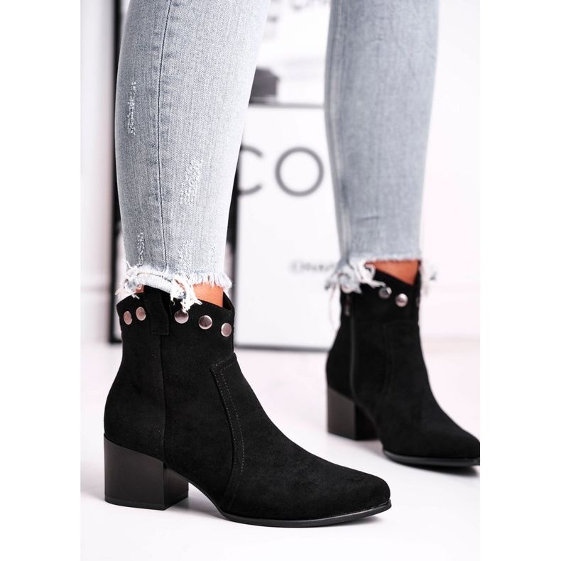 Damen Stiefel mit hohem Absatz Sergio Leone Schwarz BT617 1