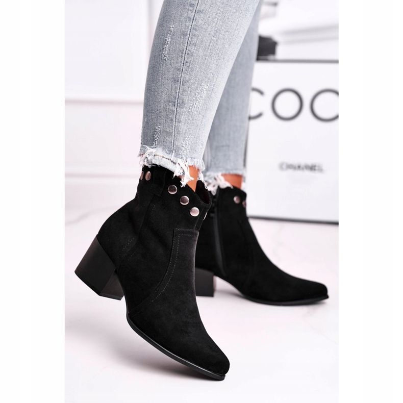 Damen Stiefel mit hohem Absatz Sergio Leone Schwarz BT617 2