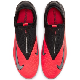 Nike Phantom Vsn 2 Pro Df Fg CD4162 606 Fußballschuh rot schwarz rot 1