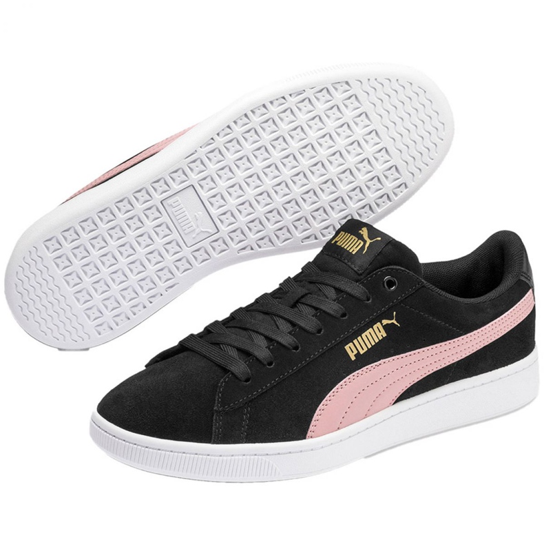 Puma Vikky v2 W 369725 11 Schuhe schwarz rosa golden 2