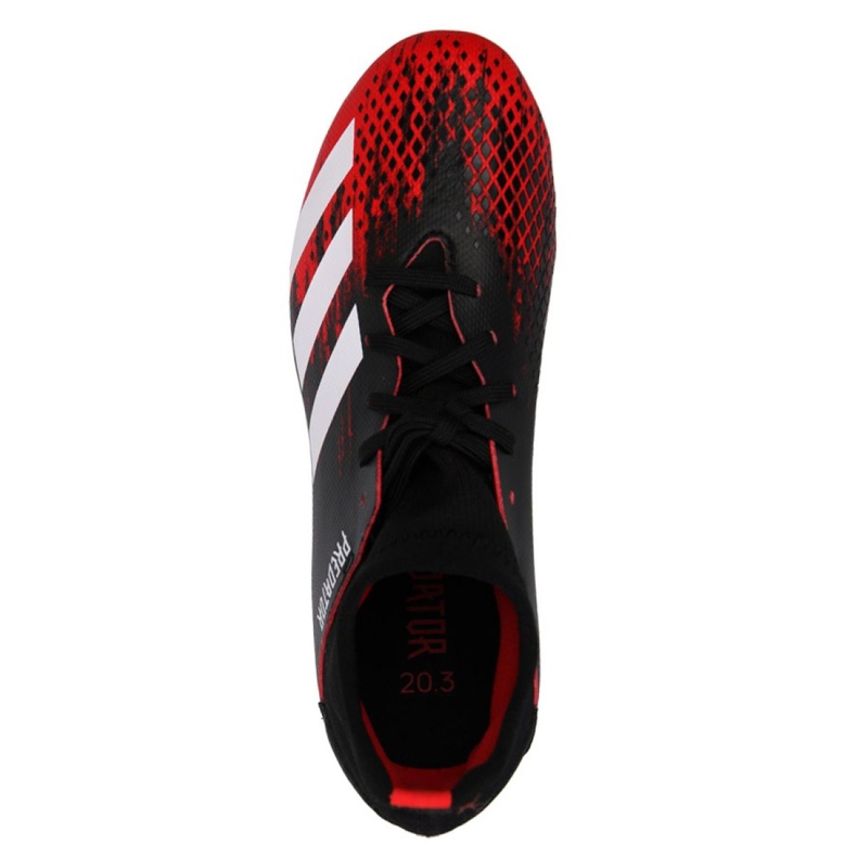 Adidas Predator 20.3 Fg Jr EF1930 Fußballschuhe rot 3