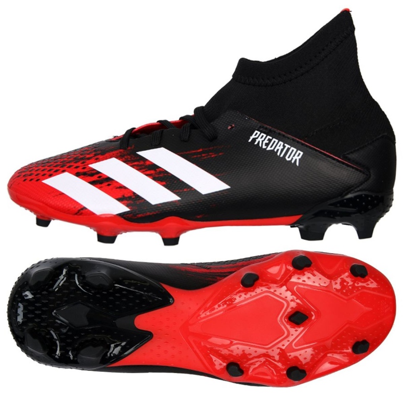 Adidas Predator 20.3 Fg Jr EF1930 Fußballschuhe rot 4