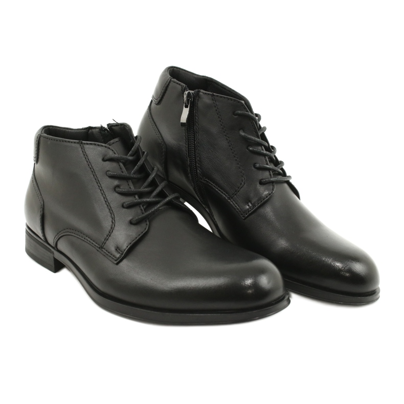Herren Schwarze Warme Stiefel Evento 7MN22-0051 Raoul 4