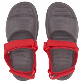 Sandalen für Kinder Puma Divecat v2 Injex Ps grau-rot 369546 05 1
