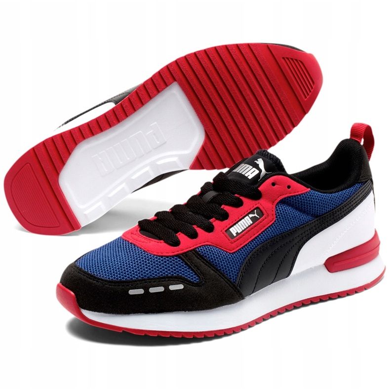 Herrenschuhe Puma R78 marineblau-rot-weiß-schwarz 373117 09 mehrfarbig 1