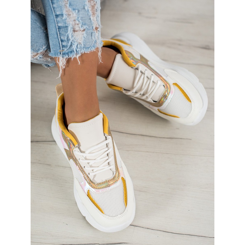 SHELOVET Modische Turnschuhe weiß 2