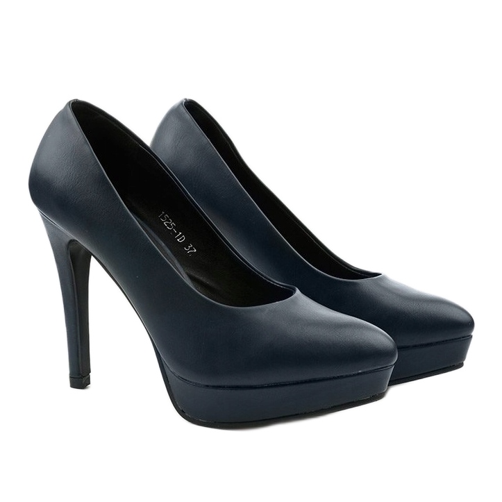 Klassische marineblaue Jynyss Heels 2