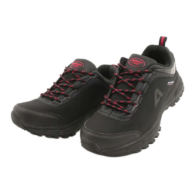 American Club Amerikanische Sportschuhe wasserdichte Softshell HL04 / 20 schwarz 2