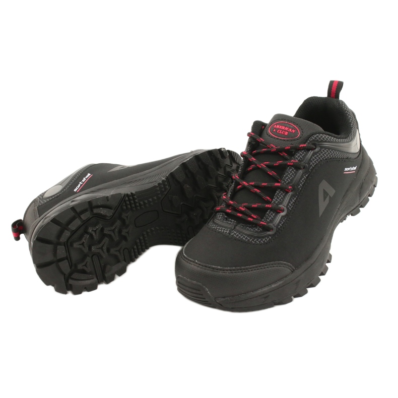 American Club Amerikanische Sportschuhe wasserdichte Softshell HL04 / 20 schwarz 3