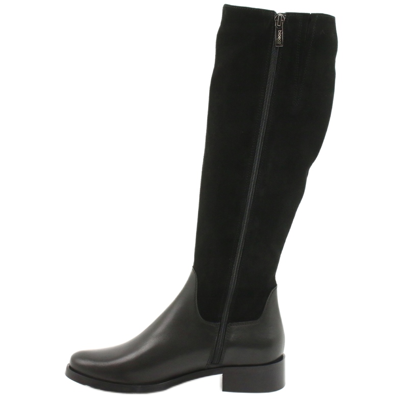 Arka Frauen Leder schwarze Stiefel 7217 1