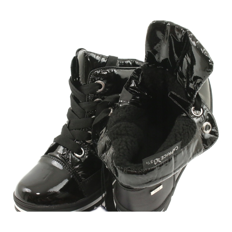Schwarze Schneestiefel, Caprice 26212-25 019 Membran 3