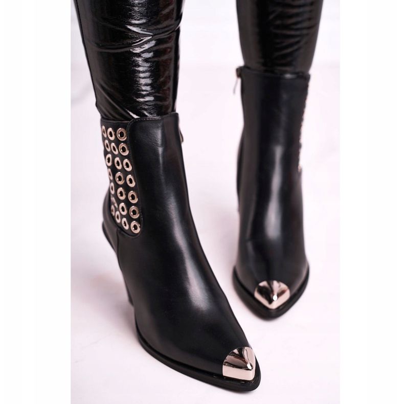 FS1 Hohe Stiefel für Damen Steel Toe Schwarz Only Time 2