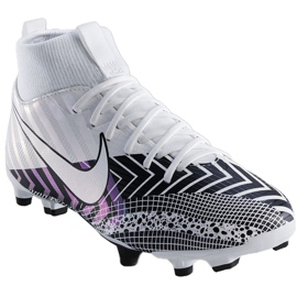 Nike Mercurial Superfly 7 Academy Mds FG / MG Junior BQ5409 110 Fußballschuh weiß weiß 1