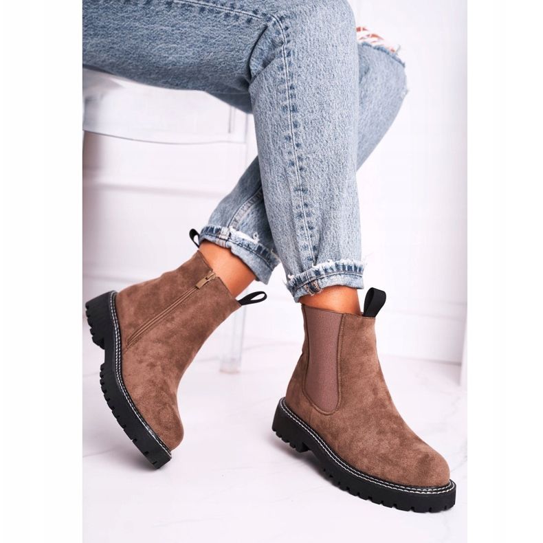 Ideal Chelsea Boots für Damen Khaki Resist grün 2