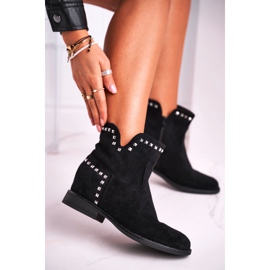 Marquiiz Damenstiefel mit flachem Absatz Black Autumn Vibes schwarz 1