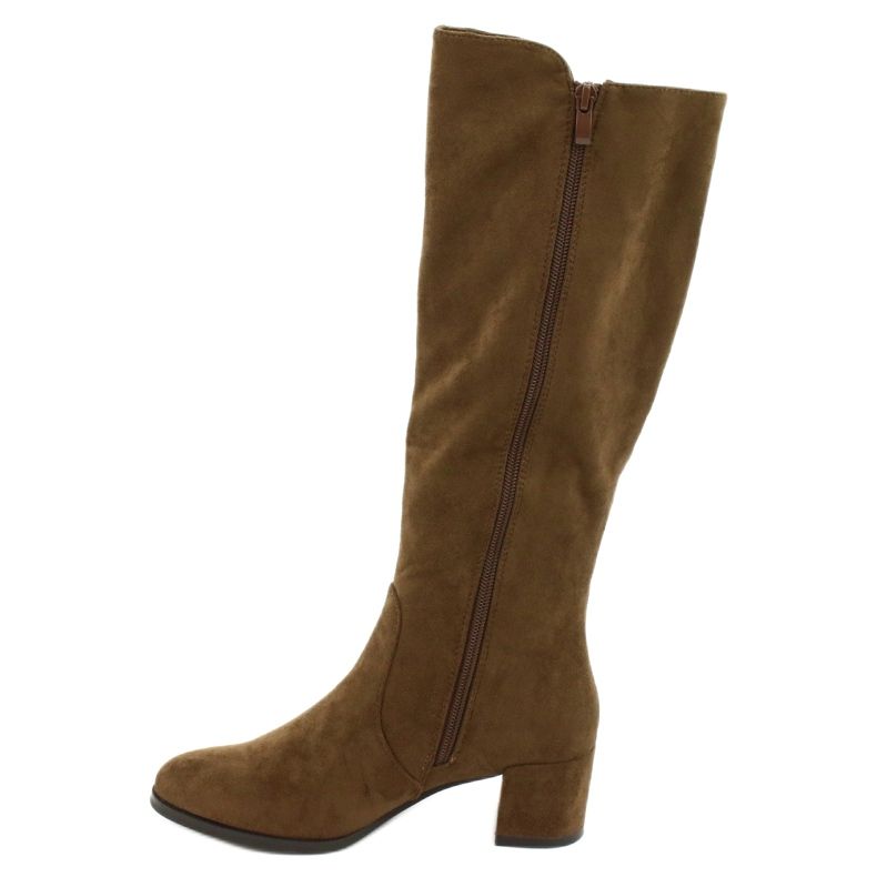 Wildlederstiefel Oliv Sergio Leone KZ277 braun 1