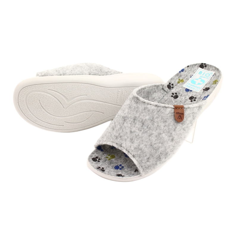 Filzpantoffeln Adanex 25494 grau 3