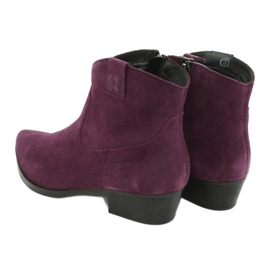 Damen Wildleder Maciejka Violet Stiefel 04289-05 violett 2