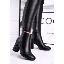 FW1 Damenstiefel mit Absatz Black Gun schwarz 1