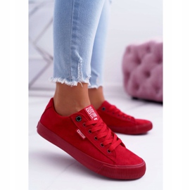 Damen Sneaker Big Star Wildleder Rot EE274044 1