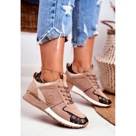 Damen Sportschuhe Beige Golden Clementine Elements braun 1