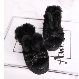 FRROCK Schwarze Mumi Warm Sneakers für Kinder 2