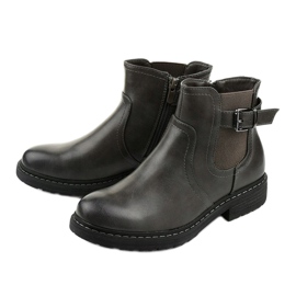 Graue Stiefel von Vicked isolierte Jodhpur-Stiefel 2