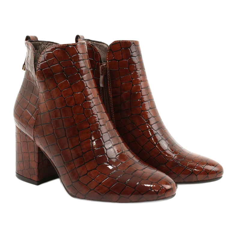 M.Daszyński Isolierte Stiefel Daszyński SA186-1 braun 3