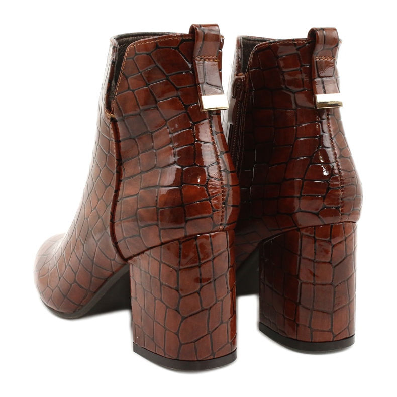 M.Daszyński Isolierte Stiefel Daszyński SA186-1 braun 2