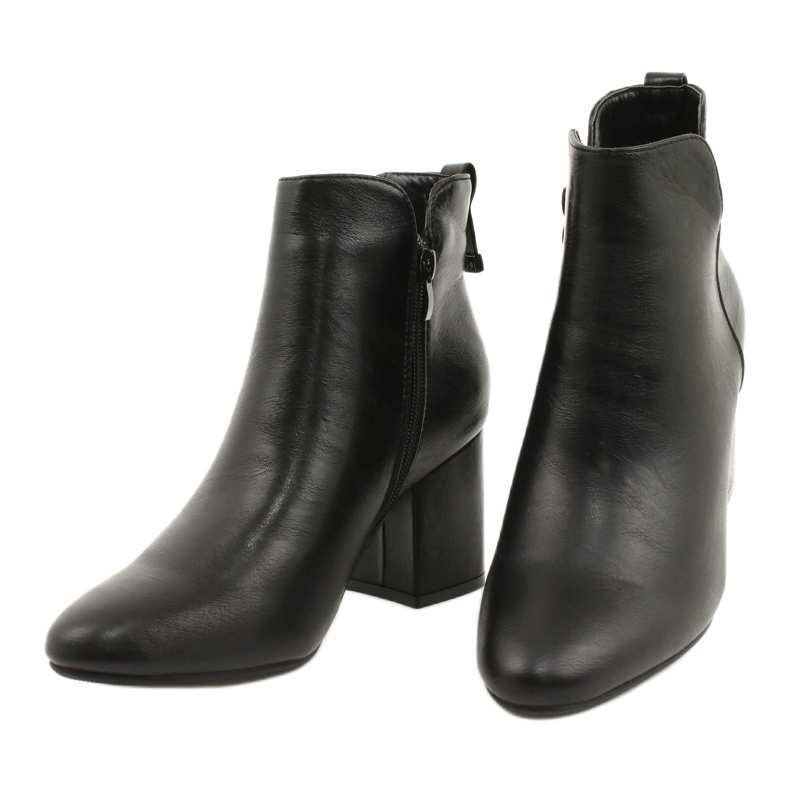 M.Daszyński Isolierte Stiefel Daszyński SA186-1 schwarz 2