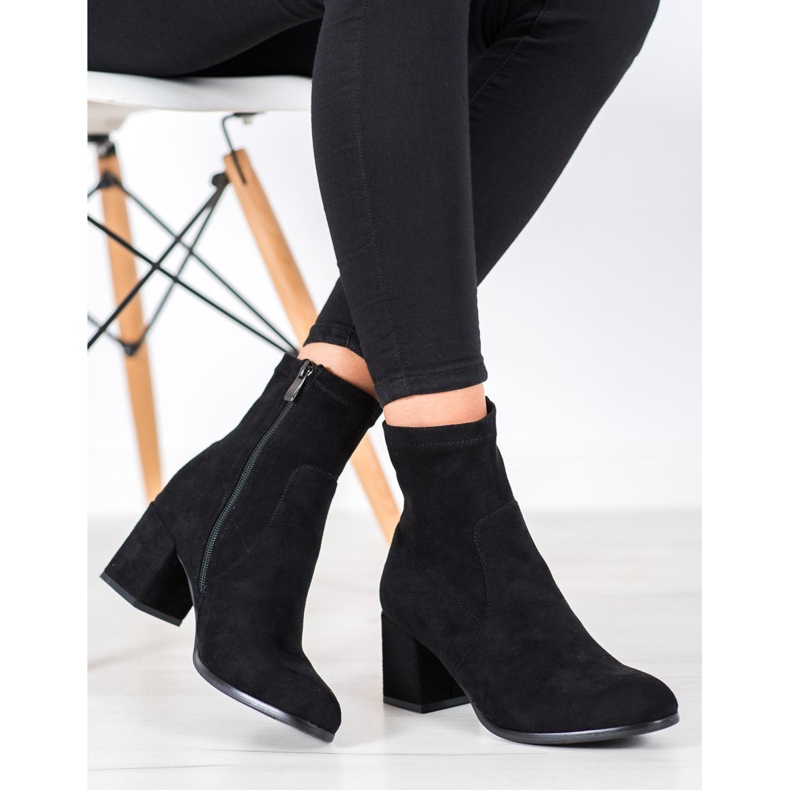 Evento Stiefel mit hohem Absatz schwarz 2