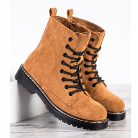 Small Swan Camel Wildleder Trapper braun 2